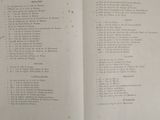 an open book with a list of items on it