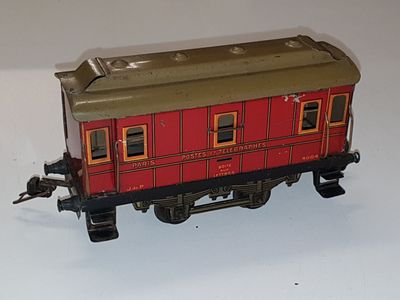 JEP "0" (JdeP, réf 4664) wagon Postes et Télégraphes, lithog…