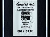 a picture of a sign that says campbell ' s vegetable kits only $ 1 00