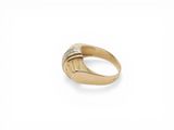 an image of a gold ring with a diamond in the center