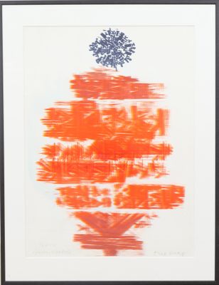 Tho KERG (1909-1993) Srigraphie, preuve d'artiste.