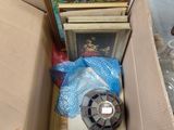 a box full of assorted items that are in it