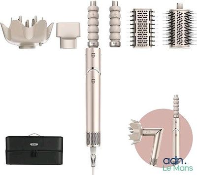 an image of a set of hair brushes, combs, and a case