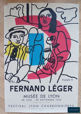 french poster for festival lyon - charbonnes, featuring a woman and a man