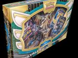 boîte du jeu de cartes à collectionner Pokémon avec l'image d'une femme tenant une épée