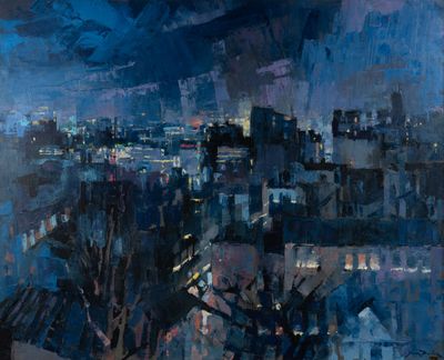 Jean DULAC (1902-1968) 8 décembre à Lyon (Illuminations), 19…