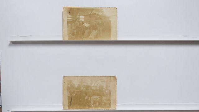 Évaux-les-Bains Lot 5 de 2 cartes-photos. Entreprise de Battage H...