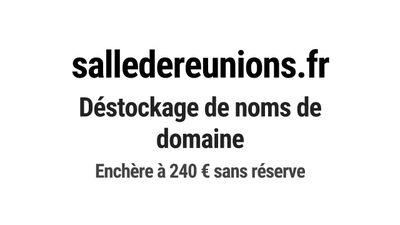 Nom de domaine salledereunions.