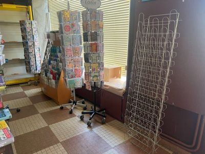a picture of a store with a lot of items on display