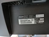 a close up of a label on the back of a car