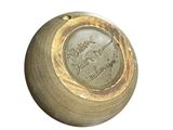 an image of a vase with writing on it