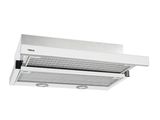 a close up of a white exhaust hood on a white background