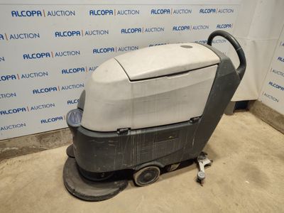 the floor scruber is clean and ready to be used