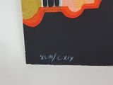 a picture of a piece of art hanging on the wall