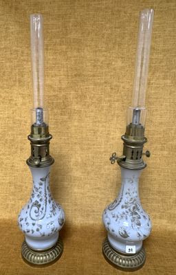 deux lampes posées sur une table