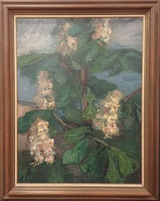 Friedrich VORDEMBERGE (1899-1962) - "Arbre en fleur", huile …