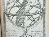 an old book with a picture of a sundial on it