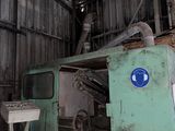 a machine that is sitting inside of a building