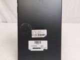 the back of a black tablet computer with a barcode on it