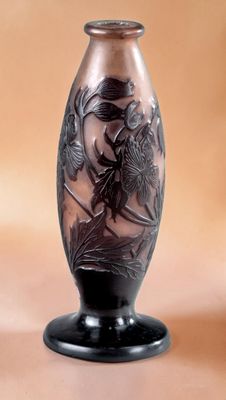 GALLÉ (1904 - 1936), dans le goût de Soliflore à décor flora…