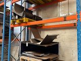 a rack with many different types of metal items on it