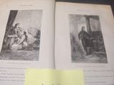 deux pages d'un livre avec des illustrations représentant un homme et une femme