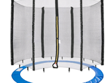 an image of a trampol with a net on top of it