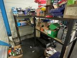a garage with a lot of boxes and boxes on the floor