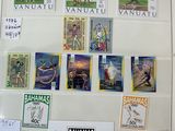 a picture of a magnet board with various stamps on it