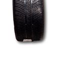 a close up of a tire on a white background