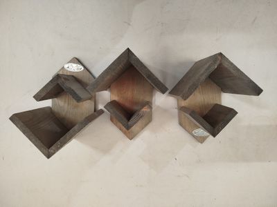 lot de 40 mangeoires en bois - Photo 1