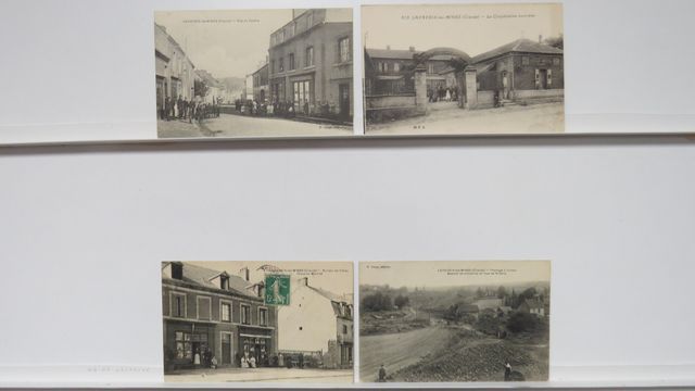 Lavaveix-les-Mines : Lot de 4cpa (TBE), dont 1 rare : Rue du Cent...