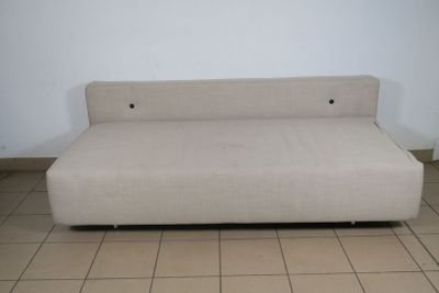 Editeur INNOVATION Canapé convertible tissu gris