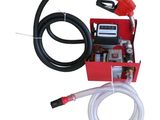 a picture of a red box with a hose and a pump