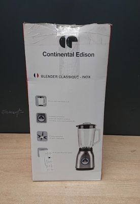 Blender CONTINENTAL EDISON CEBL1000IN Inox 1000W- retour tra…
