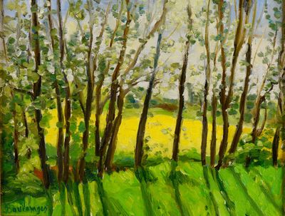 Lot composé de trois huiles sur toile : Marcel BOULANGER (ac… - Photo 1