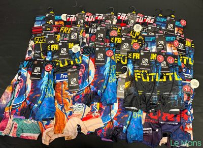 a lot of underwear that are on a table