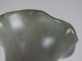 a close up of a sculpture of a man ' s head
