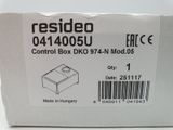 the box is open and ready to be used as a control box