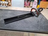 a pair of scissors sitting on top of a table