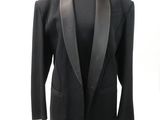 an image of a black tuxedo jacket on a mannequin dummy