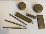 a lot of different items that are sitting on a table