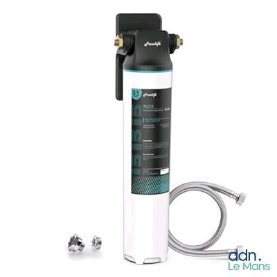 a close up of a water filtrator on a white background