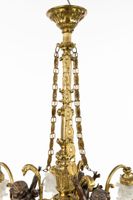 Lustre « Castle » orné de putti, en bronze doré et patiné, a… (photo 6)