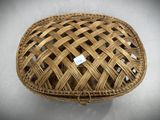 an image of a wicker basket with a tag on it