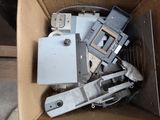 a box full of electronic equipment that is in the box