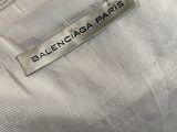 balenciasa paris label on a white shirt