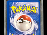 the pokemon new world card is in a clear plastic case