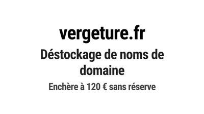 Nom de domaine vergeture.fr. Catégorie: Beauté et cosmétique…