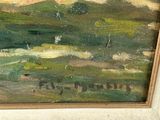 an image of a painting of a landscape in a gold frame